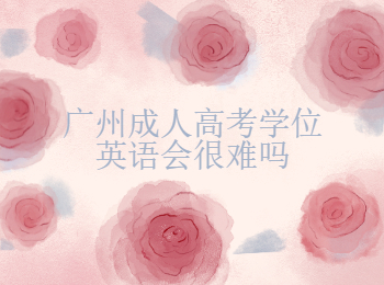廣州成人高考學(xué)位英語