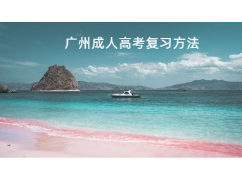 廣州成人高考復(fù)習方法